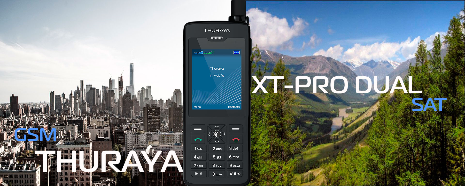 Спутниковый телефон Thuraya XT-Pro Dual - Спутниковые телефоны Thuraya,  Iridium и Inmarsat